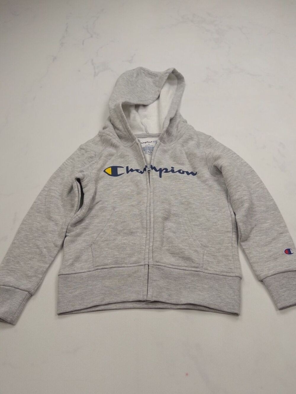 Champion Hoodie Gray 2010s Sporty - Boys 5
